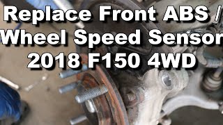 Replace Ford F150 Front ABS Wheel Speed Sensor