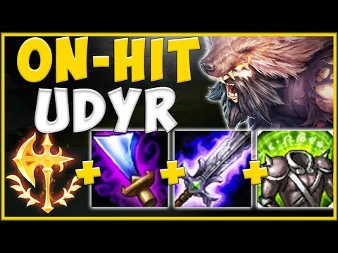 ATTACK SPEED OVERLOAD! ON-HIT UDYR TOP IS 100% BUSTED! UDYR SEASON 10 TOP GAMEPLAY League of Legends