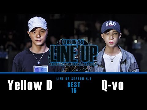 YELLOW D (w) vs Q VOㅣ HIPHOP Round of 16 ㅣ2018 LINE UP SEASON 4.5