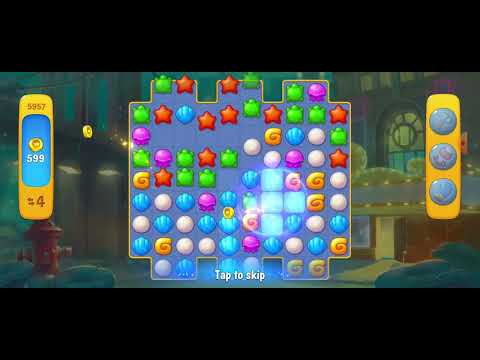 5959 Level #Unlocking New Level 5959 #fishdom #playrix  #challenge #Pretty Aqua Fishdom Gaming