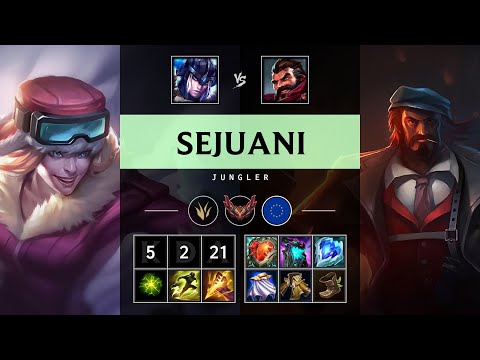 Sejuani Jungle vs Graves - EUW Grandmaster Patch 25.21