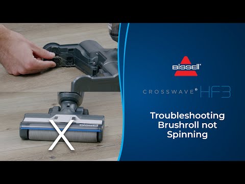 Troubleshooting Brush Roll Not Spinning | CrossWave® HF3 Multi-Surface Wet Dry Vac