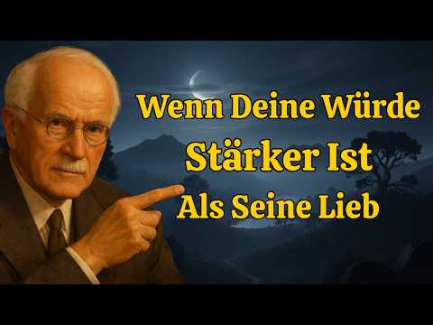 Was in einem Mann zerbricht, wenn er erkennt,dass deine Würde größer ist als deine Liebe |Carl Jung