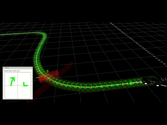 Demo, manual control (using input twist)