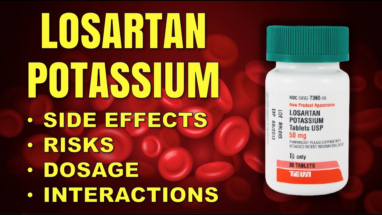 LOSARTAN POTASSIUM FACTS: Side Effects | Risks | Dosage | Interactions | Lower High Blood Pressure