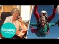 Phillip Skydives To The Studio With The Help Of Theresa May This Morning