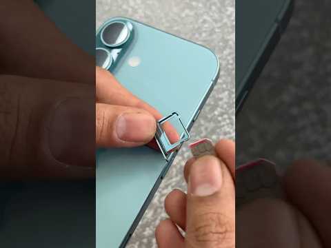 Iphone 16 How to Insert Sim Card #iphone16 #shortsvideo