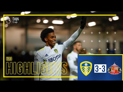 Summerville first-half hat-trick! Leeds United U23 3-3 Sunderland U23 | Premier League Cup