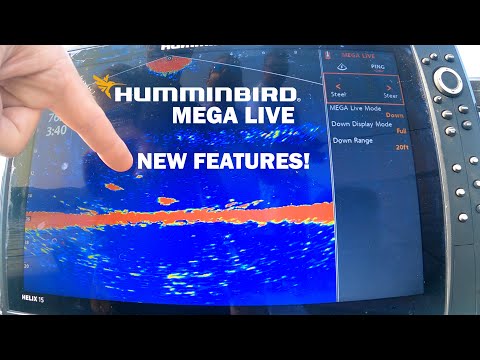 Humminbird Mega Live: Software Update- New Target Lock- New Lakemaster VX Map Cards