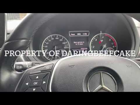 Mercedes b class 2013 service reset