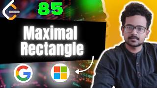 YouTube video '85 Maximal Rectangle LeetCode'
