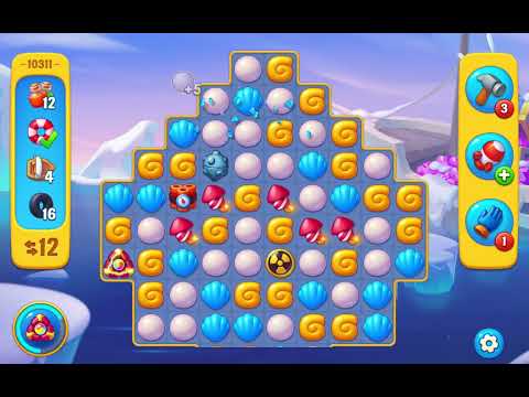 Fishdom Level 10311 - Daily Log 649 | Ice Adventure | New Cards