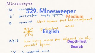 YouTube video 'LeetCode 529. Minesweeper Explanation and Solution'
