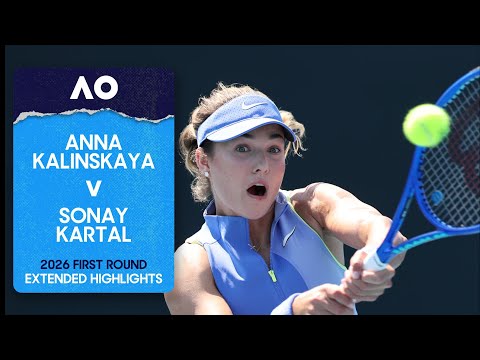 Anna Kalinskaya v Sonay Kartal Extended Highlights | Australian Open 2026 First Round