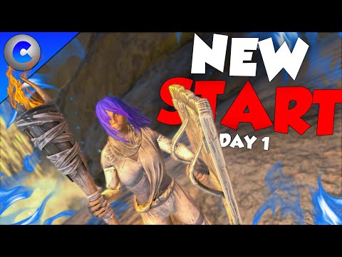 How we Claimed one of the BIGGEST Base Locations on ARK DAY 1!!!