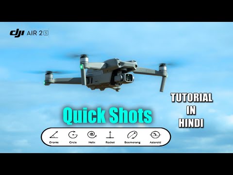 Quick Shots Dji air 2s Tutorial (Dronie, Circle, Rocket, Helix, Boomerang, Asteroid)