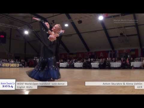 Anton Skuratov & Alena Uehlin | Antwerp Diamond Cup 2014 | WO STD solo English Waltz