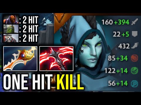 ONE HIT KILL..!! Mega Comeback Stygian Desolator + Divine Rapier Phantom Assassin 7.23 | Dota 2