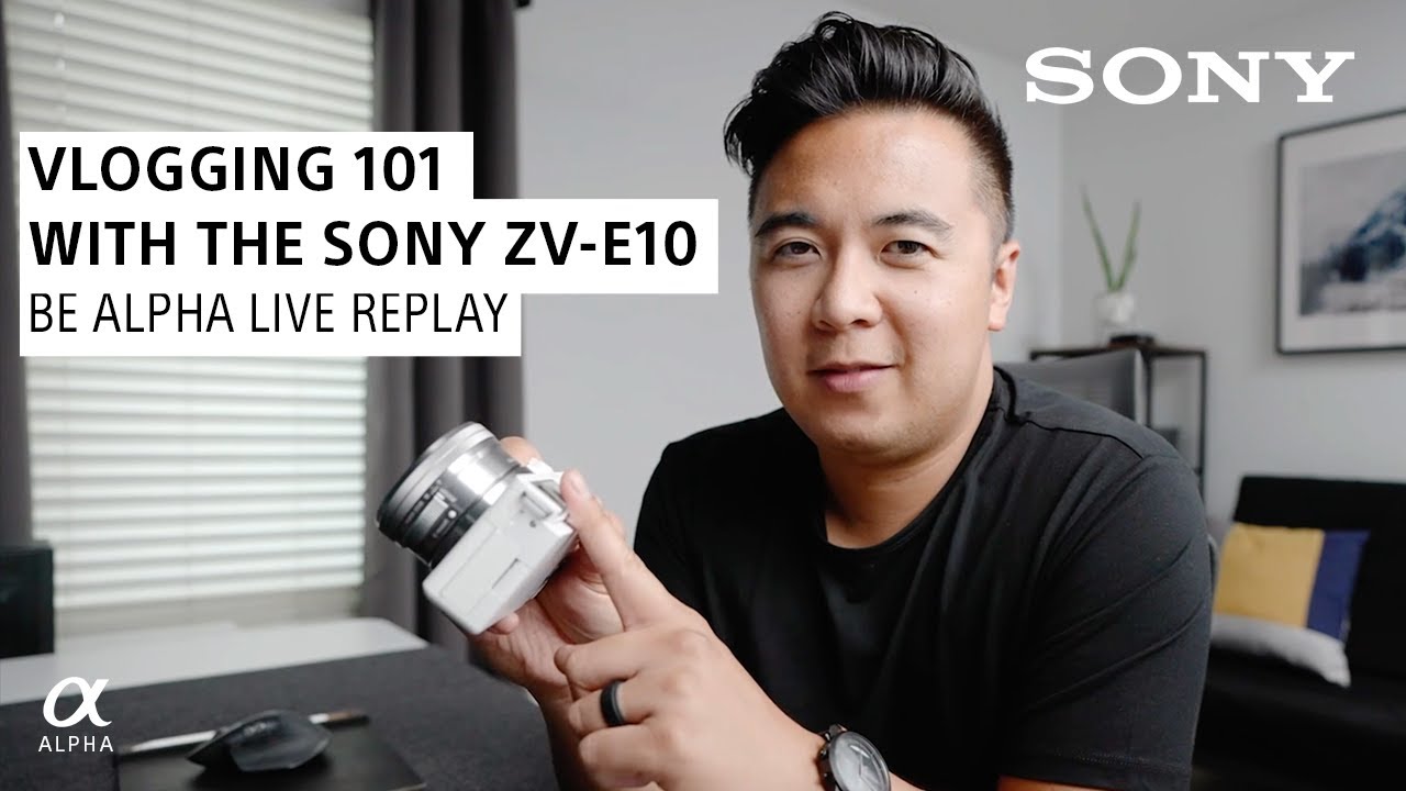 Sony ZV-E10 Mirrorless Vlog Camera Body (Black) & Lens