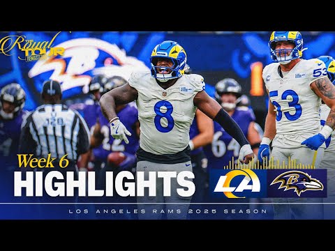 HIGHLIGHTS: Rams Top Plays In Win vs. Ravens - Quentin Lake's Big Game, Jared Verse's Sack & More