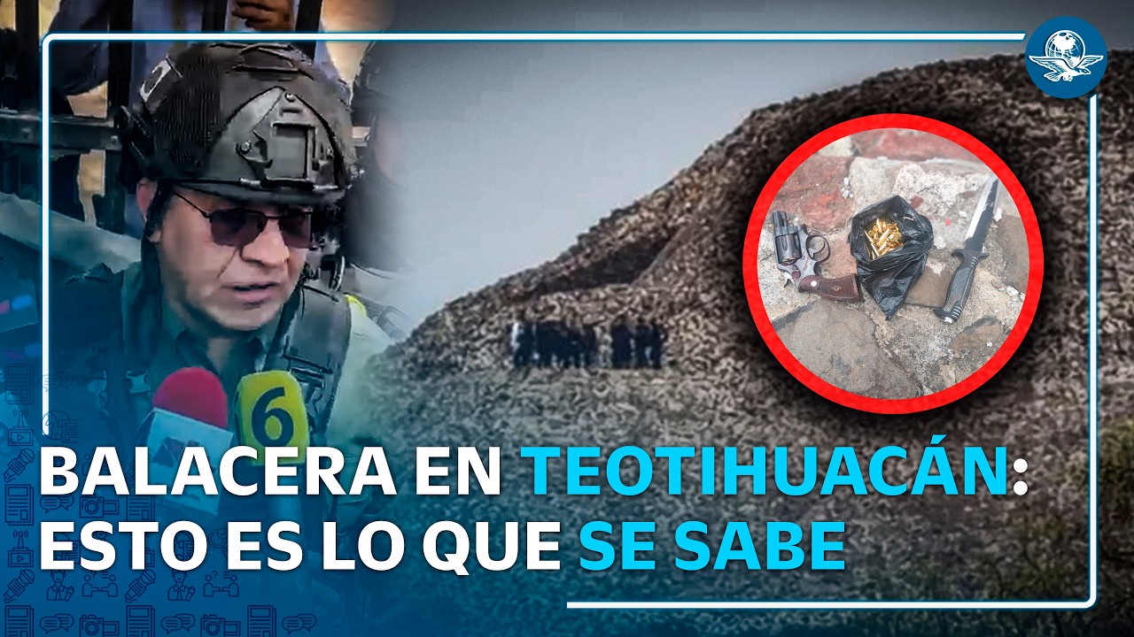 Terror en Teotihuacán: Secretario de Seguridad del Edomex da detalles de tiroteo en Pirámide #shorts