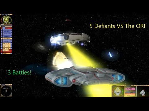 Star Trek VS Stargate 5 Defiants VS the ORI / 3 Battles The Borg Lend a hand in Battle No 3.