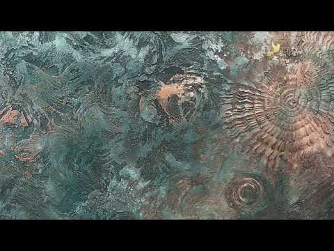 PRATTA INTONACHINO - Marine design green & bronze effect