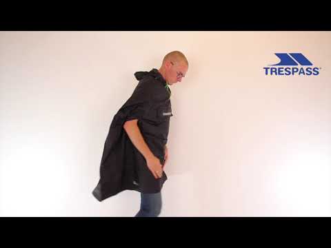 TRESPASS QIKPAC PONCHO, BLACK - Full Product Presentation & Demonstration