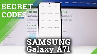 Secret Codes Samsung Galaxy A71 – Test Mode / Service Menu
