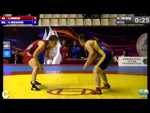 GGP2013 / DOROGAN Anzhela (AZE) - ERDENESUKH Narangerel (MGL) - FW 48 kg repechage match