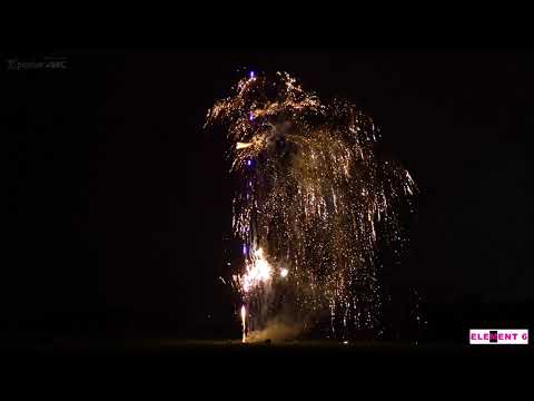 SCB940 - 100s 30mm Blue Tail to Gold Ti Willow Waterfall (4k video)