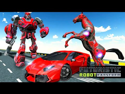 Car Robot Transforming Games - Robot Shooting - Horse Robot Game Android Gameplay