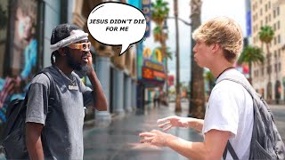Confronting Rapper With The Gospel!