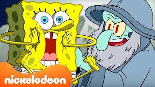 SpongeBob Moments of Mystery for 60 Minutes! 🕵️♀️ | Nicktoons