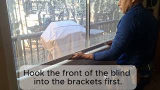 How To Install A Wood Or Faux Wood Blind