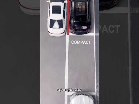 Parallel parking on super narrow roads #parking