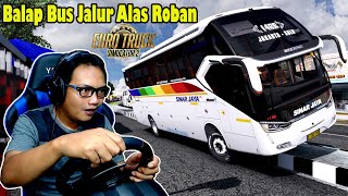 Download lagu Sopir Bus Sinar Jaya Ugal Ugalan Di Jalur Alas Roban! ETS 2 Indonesia mp3