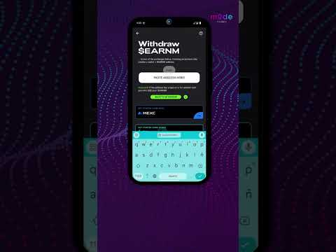 How to deposit $EARNM to new BitGet account via Mode Earn App #altcoins #cryptoexchange #crypto