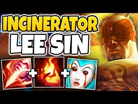 INCINERATOR LEE SIN BUILD IS SCORCHING! | WATCH HEALTH BARS MELT AWAY - League of Legends