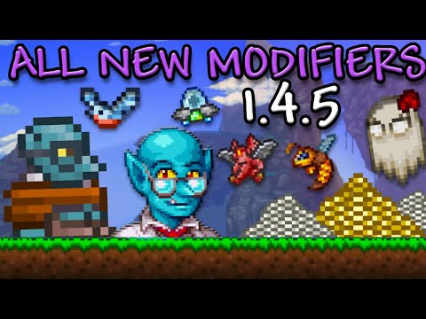 Every New Modifier in Terraria 1.4.5