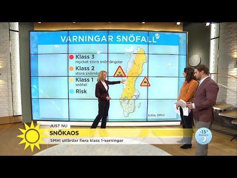 Varning för snökaos!  - Nyhetsmorgon (TV4)