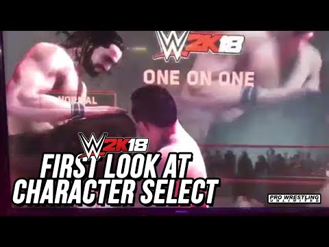 First Look At The WWE 2K18 Character Select Screen In Action (VIDEO)