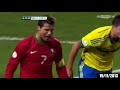 Cristiano Ronaldo performances Suède 2   3 Portugal   Commenté en Français 1080p