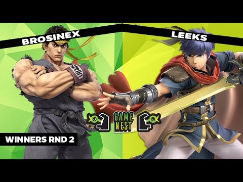 Game Nest Smash It Up: Brosinex (RYU) vs Leeks (Ike) - Winners Round 2