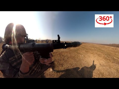 Tragere cu aruncătorul de grenade AG-7, cu lovitură explozivă