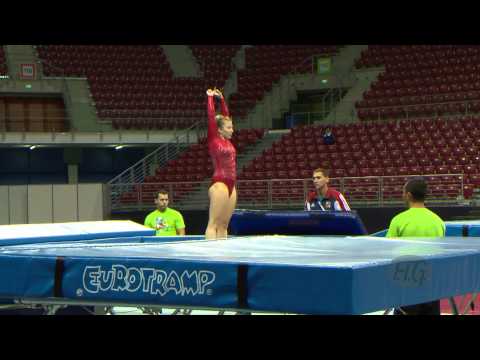 Zita FRYDRYCHOVA (CZE) -- 2013 Trampoline Worlds, Qualifications