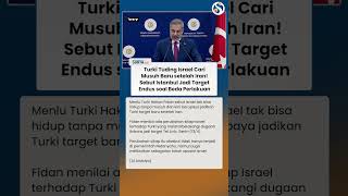Turki Target Baru Israel? Menlu Sebut Tel Aviv Cari Musuh Baru: Perlakuan Mereka Beda!