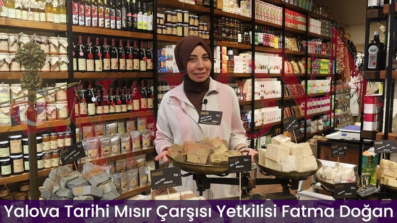 Yalova’nın 64 Yıllık Çarşısında Doğal Sabunlara İlgi