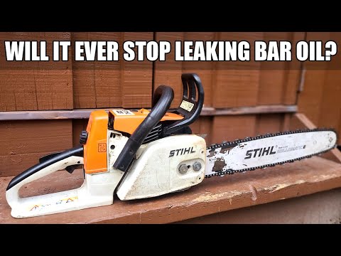 Can I Stop This STIHL 026 Chainsaw From Leaking Bar Oil? Let's Find Out!