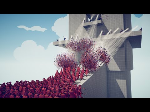 5x GOD ARCHERS DEFENDING TOWER - Totally Accurate Battle Simulator TABS